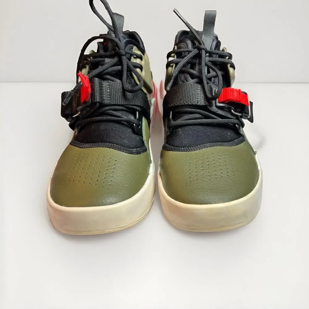 Nike Air Force 270 Medium‎ Olive Red Black White Size 7Y